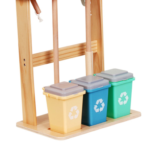 Wooden Clean Set Toys – Eco-Friendly Pretend Play Cleaning Kit for Kids