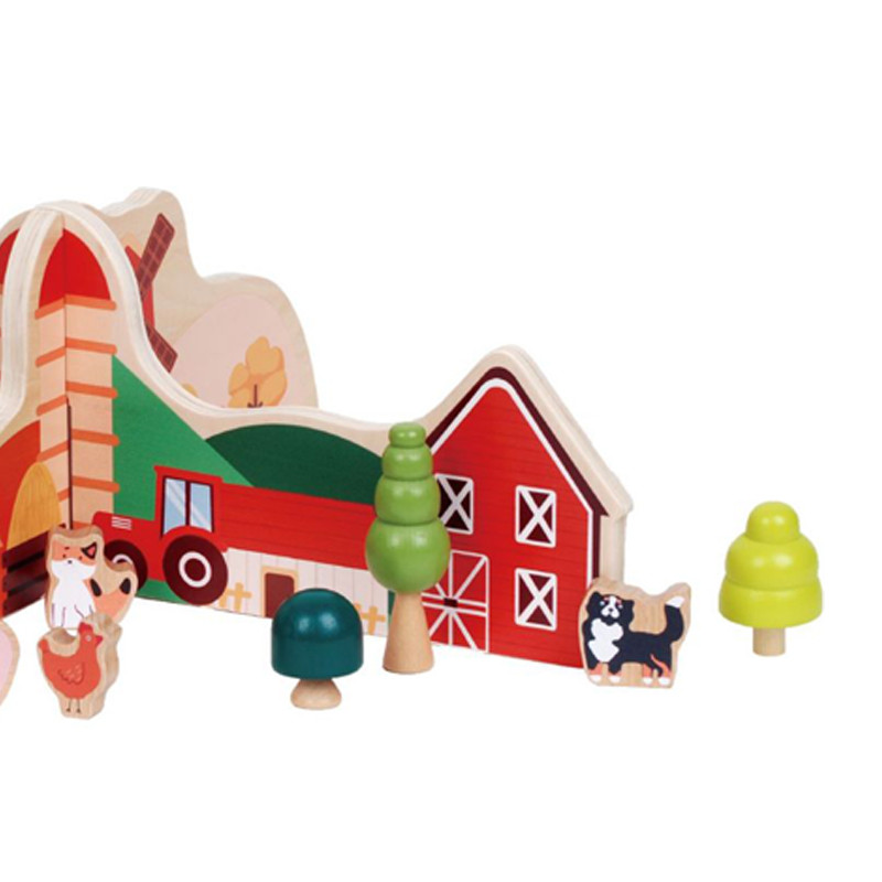 Wooden Farm Play Set