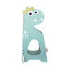 Dinosaur-Themed Kids Step Stool with Crown Design