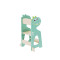Dinosaur-Themed Kids Step Stool with Crown Design