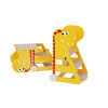 Dinosaur-Themed Kids Folding kitchen helper Step Stool with Wheels