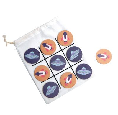 Wooden Tic Tac Toe "Space" - Travel Games