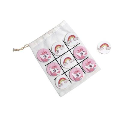 Tic Tac Toe  "Unicorn" Board Game Toys for Kids Educational Toys