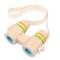 Wooden Binoculars – Portable Explorer Gear for Travel & Nature , Handcrafted 12cm