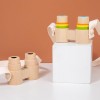 Wooden Binoculars – Portable Explorer Gear for Travel & Nature , Handcrafted 12cm
