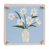 Wooden Flower Press Kit with Blue Daisy Art Print