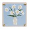 Wooden Flower Press Kit with Blue Daisy Art Print