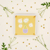 Wooden Flower Press Kit with Yellow Daisy Art Print