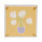 Wooden Flower Press Kit with Yellow Daisy Art Print