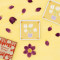Wooden Flower Press Kit with Yellow Daisy Art Print