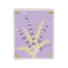Flower Press Kit with Lavender Art Print