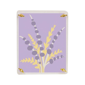 Flower Press Kit with Lavender Art Print