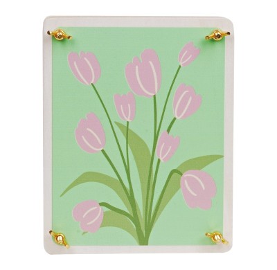 Flower Press Kit with Tulip Art Print