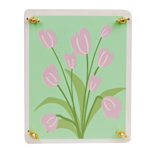 Flower Press Kit with Tulip Art Print