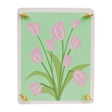 Flower Press Kit with Tulip Art Print
