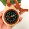 Wooden Compass with Leather Strap