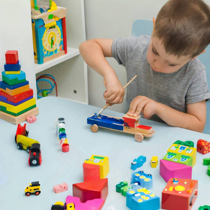 wooden toy car