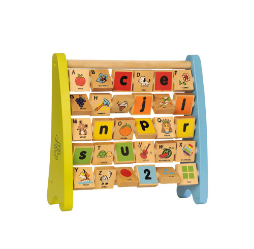 Wooden Deluxe Toddler Routine Kids Reward Board Chores Chart Alphabet Abacus