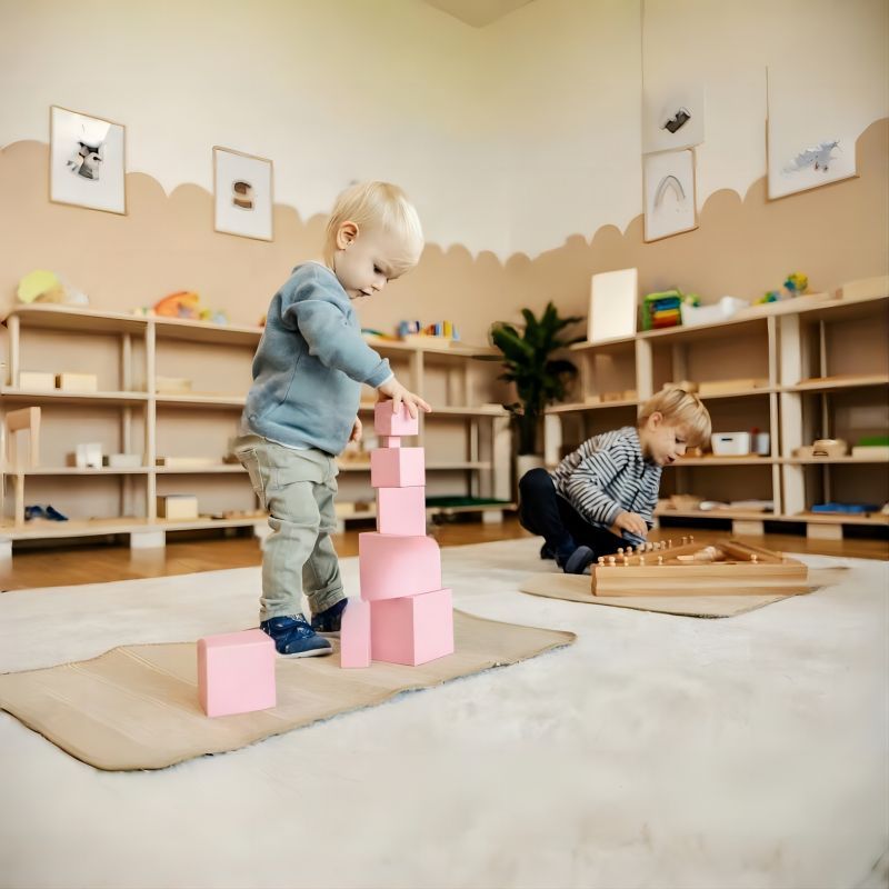 Custom Waldorf-inspired open-ended wooden toys