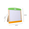 Magnetic Chalkboard for Kids，Wooden Frame Tabletop Design，Double-Sided Board，Portable with Handle，Customizable for Brands