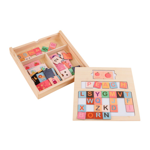 Magnetic Matching Puzzle Set, Educational Game, Colorful Design, Customizable Toy