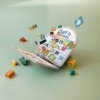 Magnetic Responsibility Chart, Educational Tool, Colorful Design, Customizable Reward System