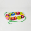 Wooden Lacing Beads Fun Set, Wooden Lacing Beads Nature Kit, Wooden Lacing Beads Playtime Pack, Wooden Lacing Beads Learning Toy