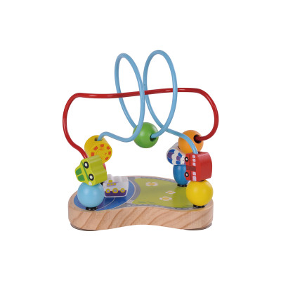 Bead Maze | Colorful Vehicle Design | Wooden, Hand-Eye Coordination | Indoor Play, Toddler Learning | Custom
