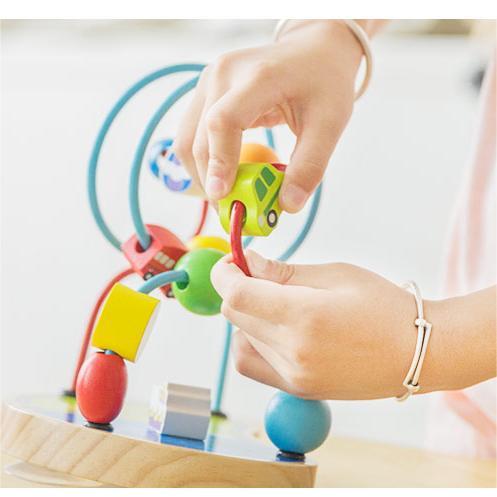 Bead Maze | Colorful Vehicle Design | Wooden, Hand-Eye Coordination | Indoor Play, Toddler Learning | Custom