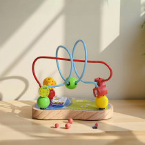 Bead Maze | Colorful Vehicle Design | Wooden, Hand-Eye Coordination | Custom