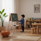 Chalk Board for Kids | Double-Sided Chalk & Whiteboard | Wooden | Classroom Home | Custom