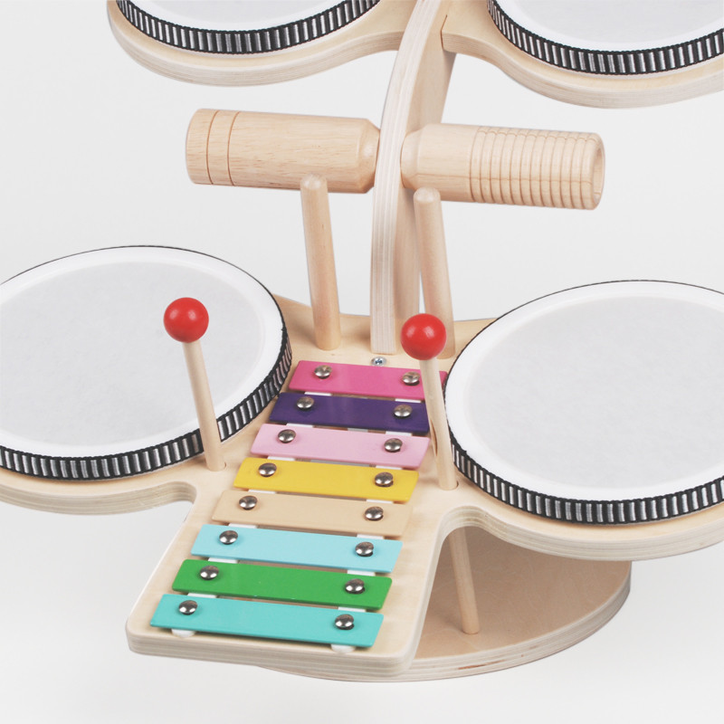 Wooden Drum Set