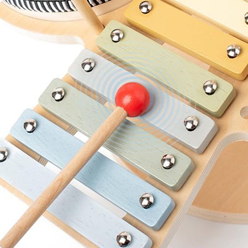 Wooden Drum Set