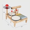 Wooden Toy Drum Set | Music Station | Solid Wood | Early Music Education for Kids | OEM Custom