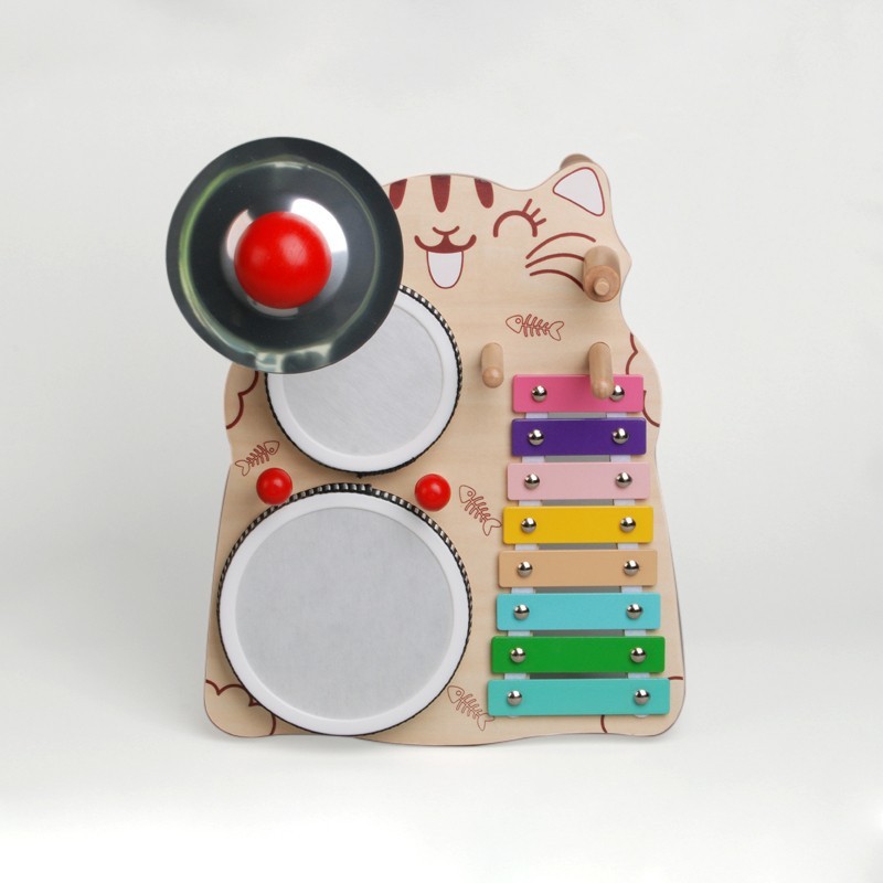 Wooden Drum Set