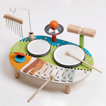 Wooden Musical Table | Solid Wood Full Music Functions Education Toy for Toddlers | Custom