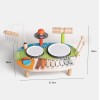 Wooden Musical Table | Solid Wood Full Music Functions Education Toy for Toddlers | Custom