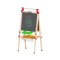 Children's Art Easel | Chalkboard, Whiteboard, Paper Roll Holder | Wood Adjustable Height, Custom