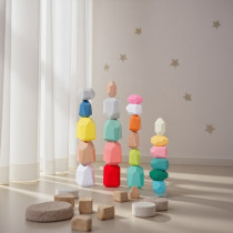 FORESTOY Stacked Stone Toys | Waterproof, Eco-friendly | Wood | Indoor play, education | Custom