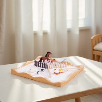 FORESTOY Zen Garden Kit for Desk | Eco-friendly, Compact | Wood | Office decor, meditation | Custom