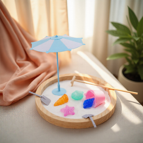 FORESTOY Wooden Sand Zen Garden | Eco-friendly, Calming | Wood, relaxation | Home decor, meditation | Custom