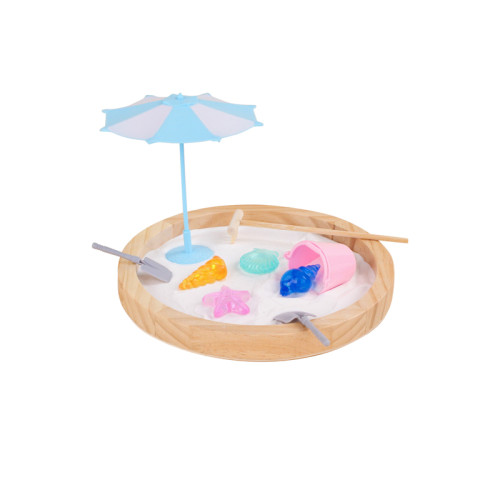 FORESTOY Wooden Sand Zen Garden | Eco-friendly, Calming | Wood, relaxation | Home decor, meditation | Custom