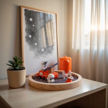 FORESTOY Sandbox Zen Garden | Eco-friendly, Portable | Wood | Home decor, meditation | Custom