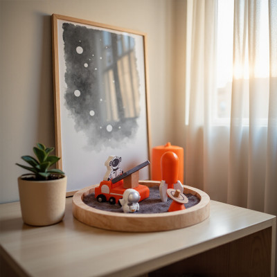 FORESTOY Sandbox Zen Garden | Eco-friendly, Portable | Wood | Home decor, meditation | Custom