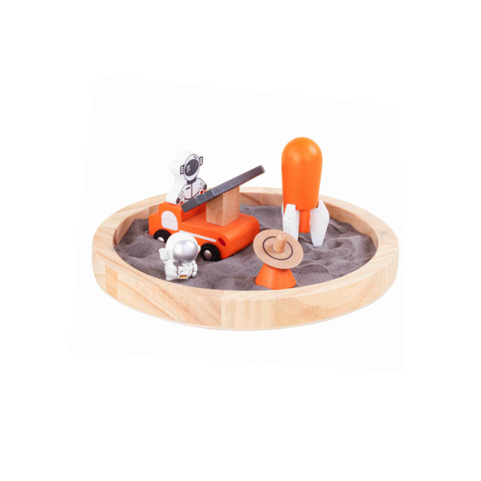 FORESTOY Sandbox Zen Garden | Eco-friendly, Portable | Wood, 25cm x 4cm, relaxation | Home decor, meditation | Custom accessories