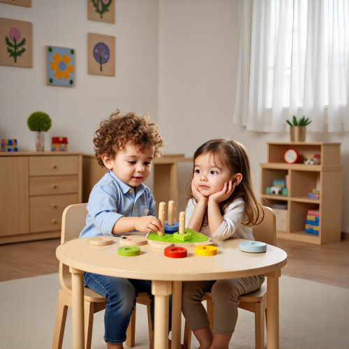 FORESTOY Shape Sorter Shapes | Eco-friendly, Colorful | Wood, learning | Kids play, education | Custom designs