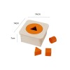 FORESTOY Shape Sorter | Eco-friendly, Interactive | Wood, learning) | Kids play, education | Custom shapes