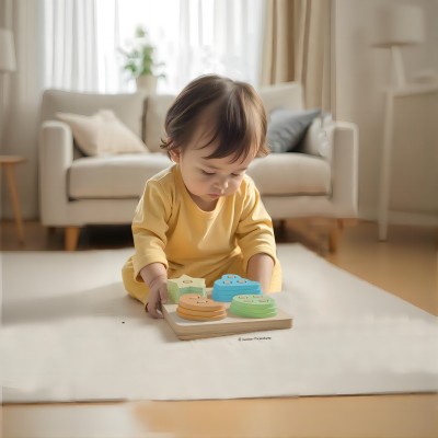 FORESTOY Wooden Shape Sorter | Eco-friendly, Educational | Wood | Kids play, learning | Custom