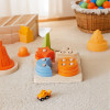 Wood Shape Sorter| Educational Toy| Colorful Design| Customizable Play Set
