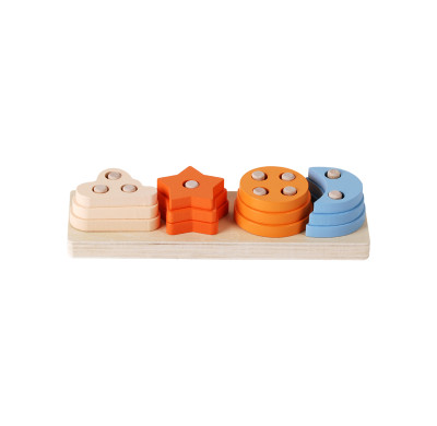 Early Learning Centre Wooden Shape Sorter | Educational Toy Wooden | Colorful Design | Customizable Montessori Puzzles